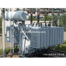 Three phase oil immersed type copper winding wound core low loss 35kv 66kv 110kv 132kV 220kV 28mva power transformer